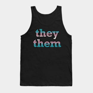 Trans Pride They Them Waves Tank Top